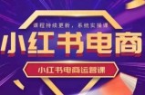 小红书电商运营实操课，​新手从0~1落地实操