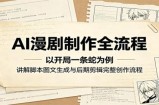 AI漫剧制作全流程：以开局一条蛇为例，讲解脚本图文生成与后期剪辑完整创作流程