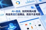 AI+选品，如何利用AI重构业务流打造爆品，高效不走弯路