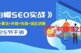 SEO实战：建站+算法+外链+布局+误区讲解全程无废话（原价2280元）