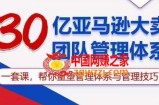 30亿亚马逊大卖团队管理体系，一套课，帮你重塑管理体系与管理技巧