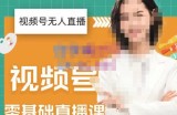 才哥·2022年视频号无人直播实操课，打造日不落直播间跟纯无人直播间