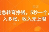 脑筋急转弯挣钱，5秒一个，日入多张，收入无上限【揭秘】