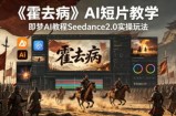 《霍去病》AI短片教学，即梦AI教程Seedance2.0实操玩法