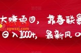 年前大赚项目，靠春联暴力出单，日入1000+，最新风口赛道【揭秘】