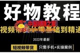 好物分享课程：短视频带货从零基础到精通，只需手机+实操