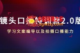 镜头口播特训营2.0版，学习文案编导以及拍摄口播能力（50节课时）