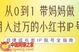 100天小红书训练营【7期】，带你做自媒体博主，每月多赚四位数，自律成长IP账号全指南