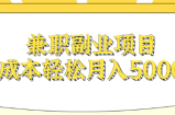 在家就可以操作的赚米的兼职项目，无成本工作自由轻松月入5000＋【视频教程】
