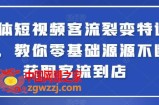 实体短视频客流裂变特训营，教你零基础源源不断获取客流到店