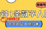 2024最新不露脸超火视频号分成计划，数字人原创日入3000+【揭秘】