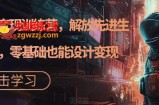 AI设计变现训练营，解放先进生产力，零基础也能设计变现