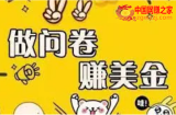 外边收费四五千的国外问卷调查项目，单人一天操作100美刀，真正的搬砖项目