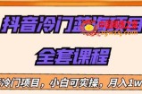 外面收费1288的抖音冷门蓝海项目，新手也可批量操作，月入1W+【揭秘】