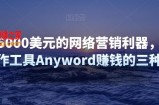 利用Ai写作工具Anyword赚钱的三种途径，月赚5000美元的网络营销利器