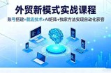 外贸新模式实战课程，账号搭建+截流技术+AI矩阵+独家方法实现自动化获客