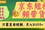 京东短视频带货，开启零门槛躺Z新时代【揭秘】