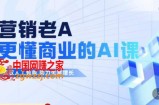 营销老A·更懂商业的AI人工智能课，​驾驭人工智能助力生意增长