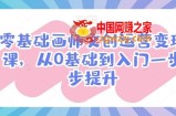 零基础画师文创运营变现课，从0基础到入门一步步提升