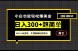 （12672期）小白不懂英语也能赚美金，日入300+超简单，详细教程解读