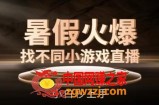暑假火爆找不同小游戏直播间，小白秒上手【揭秘】