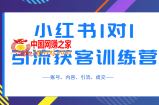 小红书1对1引流获客训练营：账号、内容、引流、成交（价值3999元）