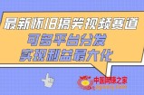 最新怀旧搞笑视频赛道，可多平台分发，实现利益最大化【揭秘】