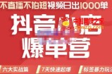 推易电商·2022年抖音小店爆单营【更新11月】，不直播，不拍短视频，日出1000单