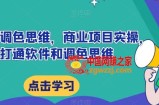 达芬奇调色思维，商业项目实操，打通软件和调色思维