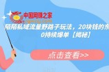 陌陌私域流量野路子玩法，20块钱的东西卖200持续爆单【揭秘】
