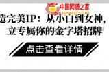 打造完美IP：从小白到女神，建立专属你的金字塔招牌