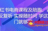 小红书电商课程及陪跑，课程反复听 实操随时问 学这一门就够了