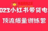 小红书电商爆量训练营，月入3W+！可复制的独家养生花茶系列玩法