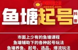 古木-鱼塘辅助下的各种起号玩法，市面上少有的鱼塘课程，养鱼、起号、选品、爆流玩法