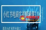 小红书电商实战精通课3.0，抓住小红书平台的风口，不错过有一个赚钱的机会
