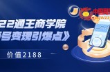 2022通王商学院视频号变现引爆点（价值2188）
