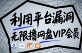 利用平台漏洞，无限撸网盘VIP会员，用户亲测有效!【漏洞原理+操作演示】